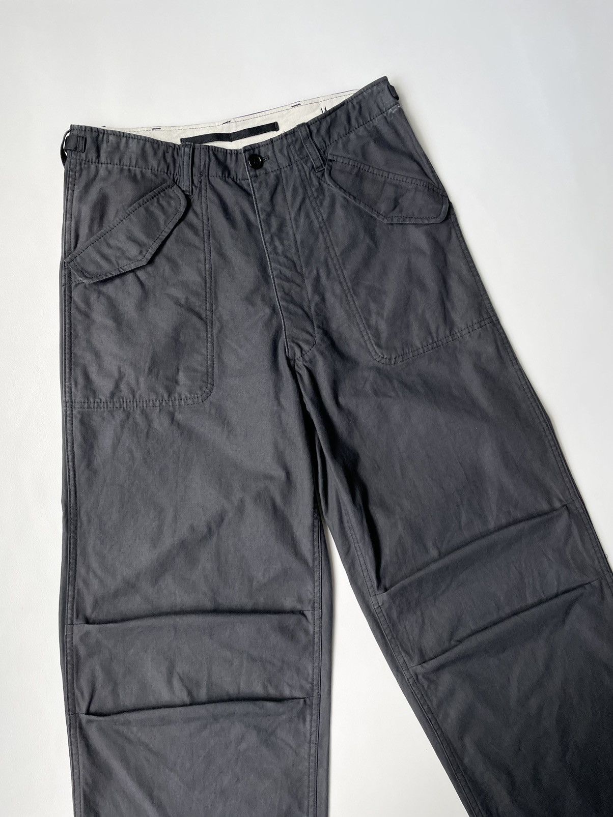Comme des Garcons Homme A/W 09 Wide Leg Cotton Cargo Pants Size US 32 / EU 48 - 6 Thumbnail