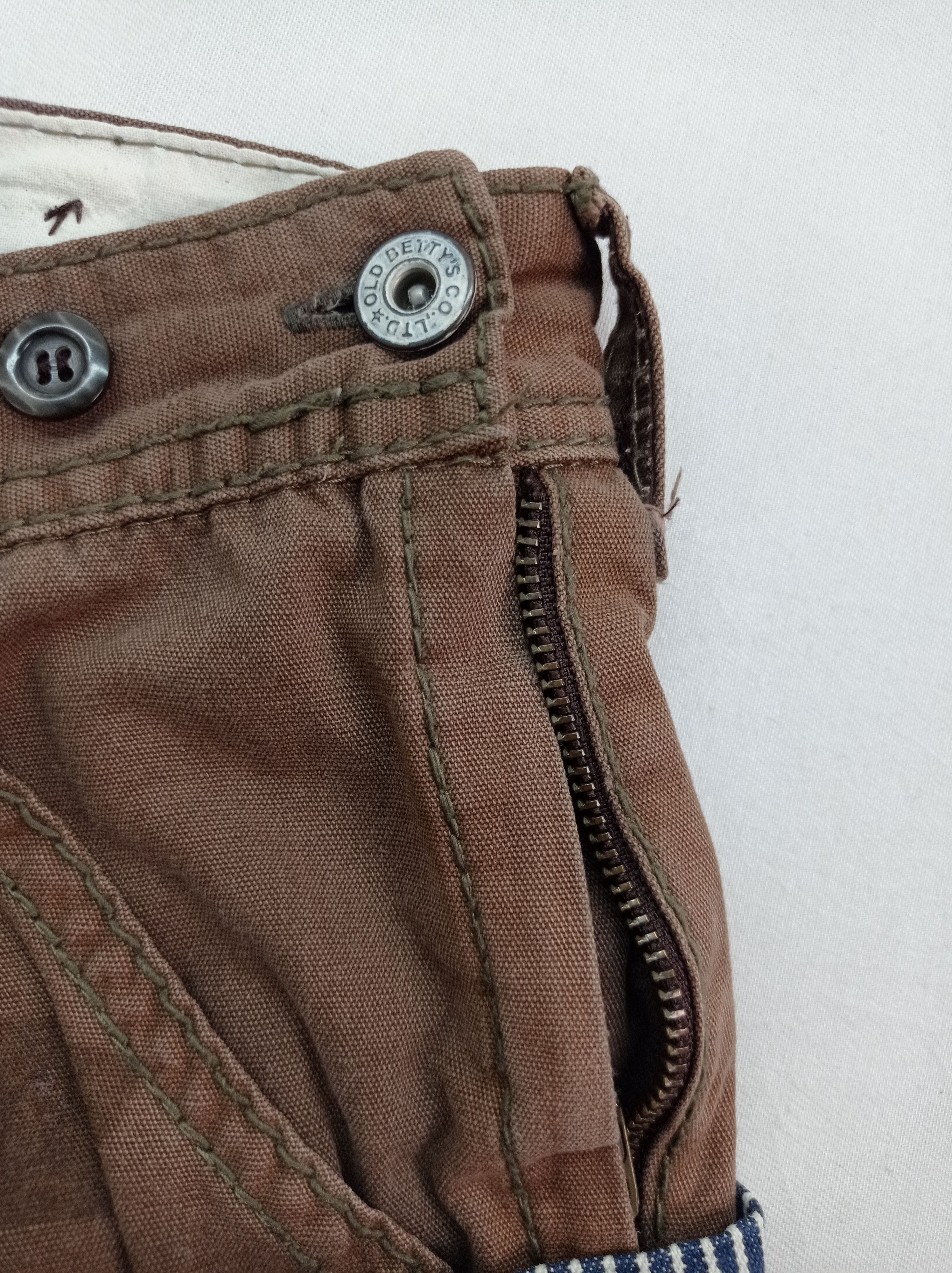 Japanese Brand Old Betty's Side Button Buckle Double Knee Size US 32 / EU 48 - 3 Thumbnail