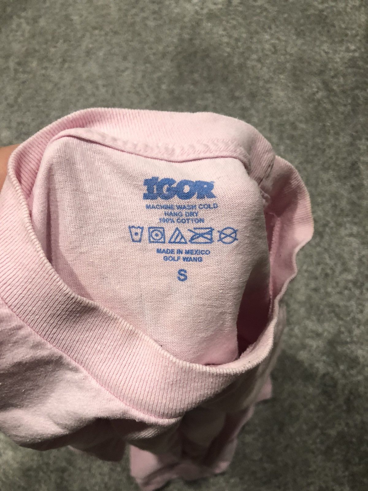 Band Tees × Golf Wang × Tyler The Creator IGOR GOLF WANG 2019 TOUR PINK TEE Size US S / EU 44-46 / 1 - 3 Thumbnail