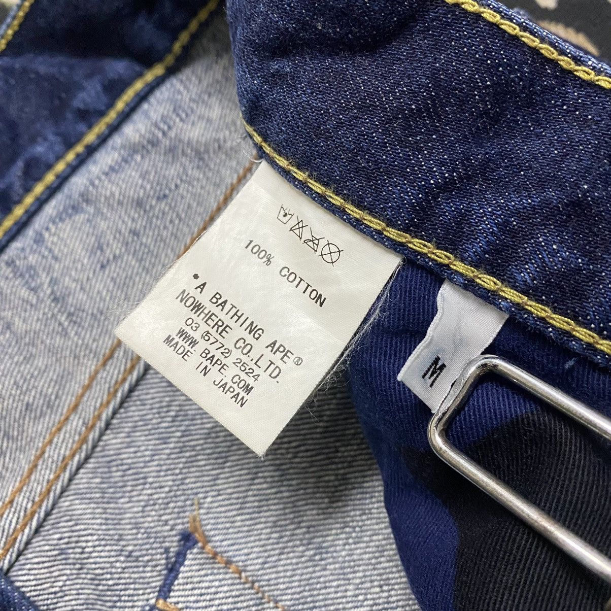 Bape Bape Sta Denim Jeans Size US 34 / EU 50 - 21 Thumbnail