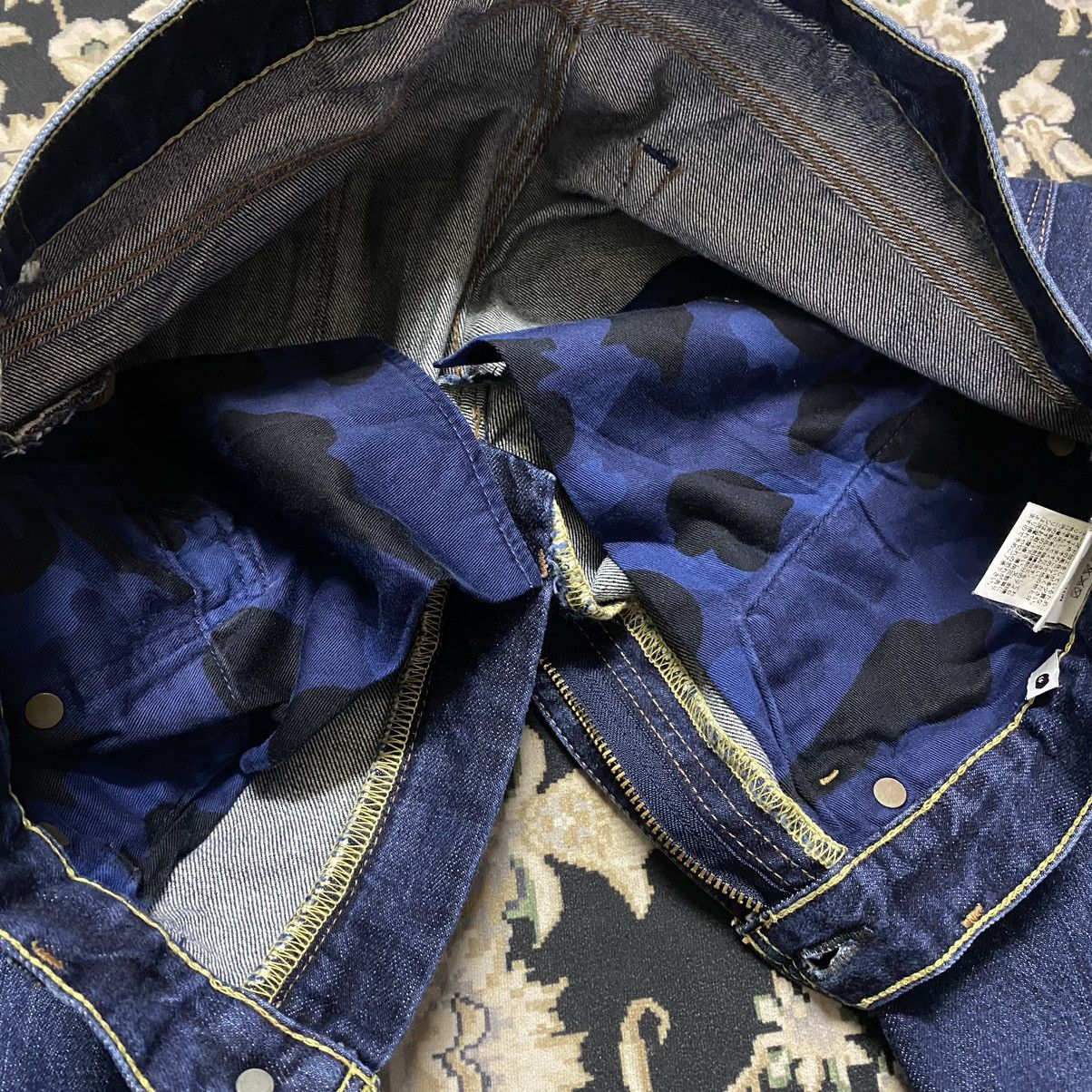 Bape Bape Sta Denim Jeans Size US 34 / EU 50 - 22 Thumbnail