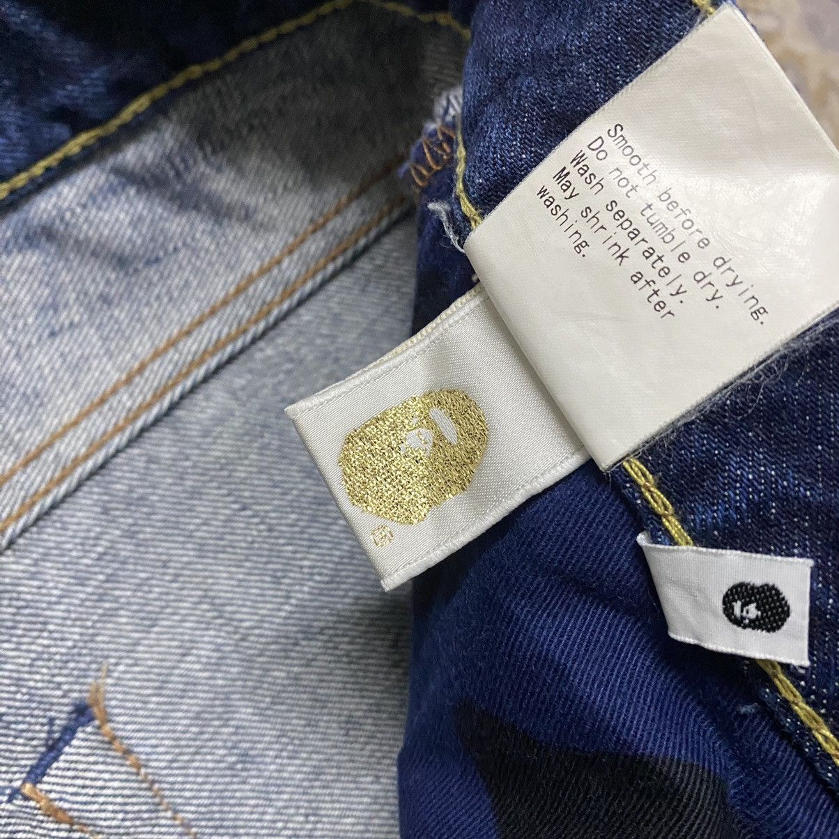 Bape Bape Sta Denim Jeans Size US 34 / EU 50 - 19 Thumbnail