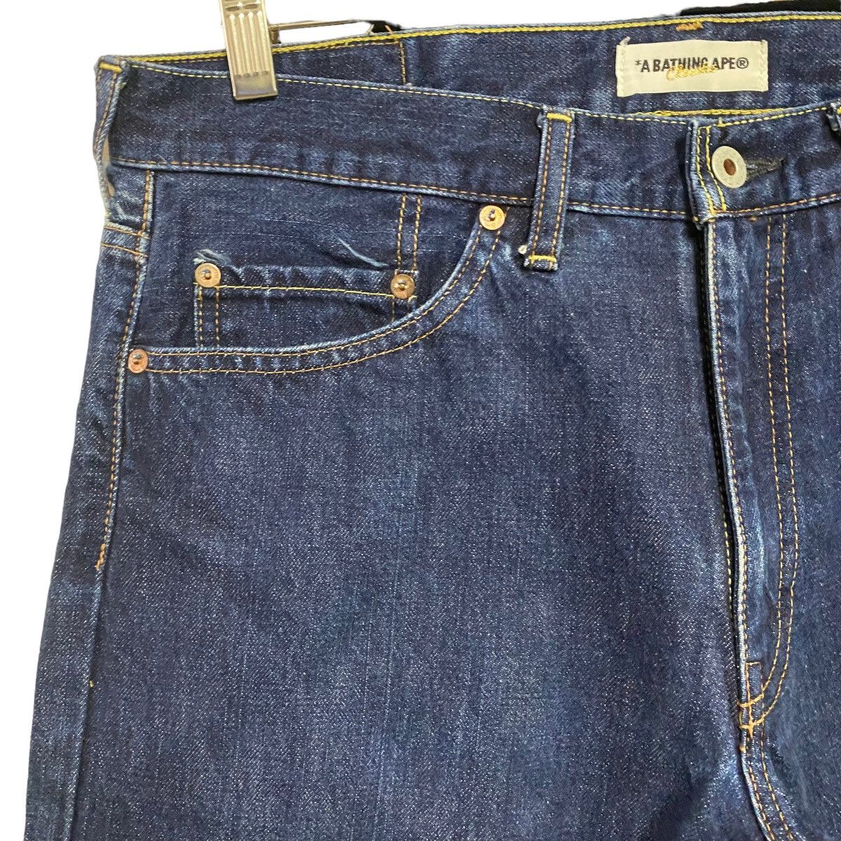 Bape Bape Sta Denim Jeans Size US 34 / EU 50 - 6 Thumbnail