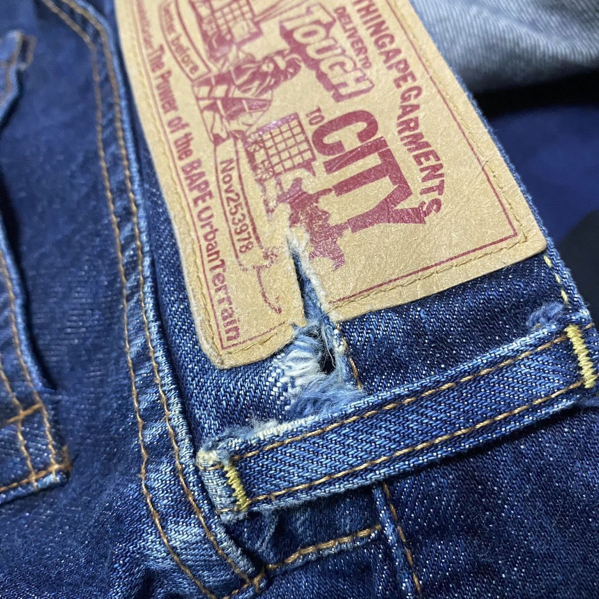 Bape Bape Sta Denim Jeans Size US 34 / EU 50 - 14 Thumbnail