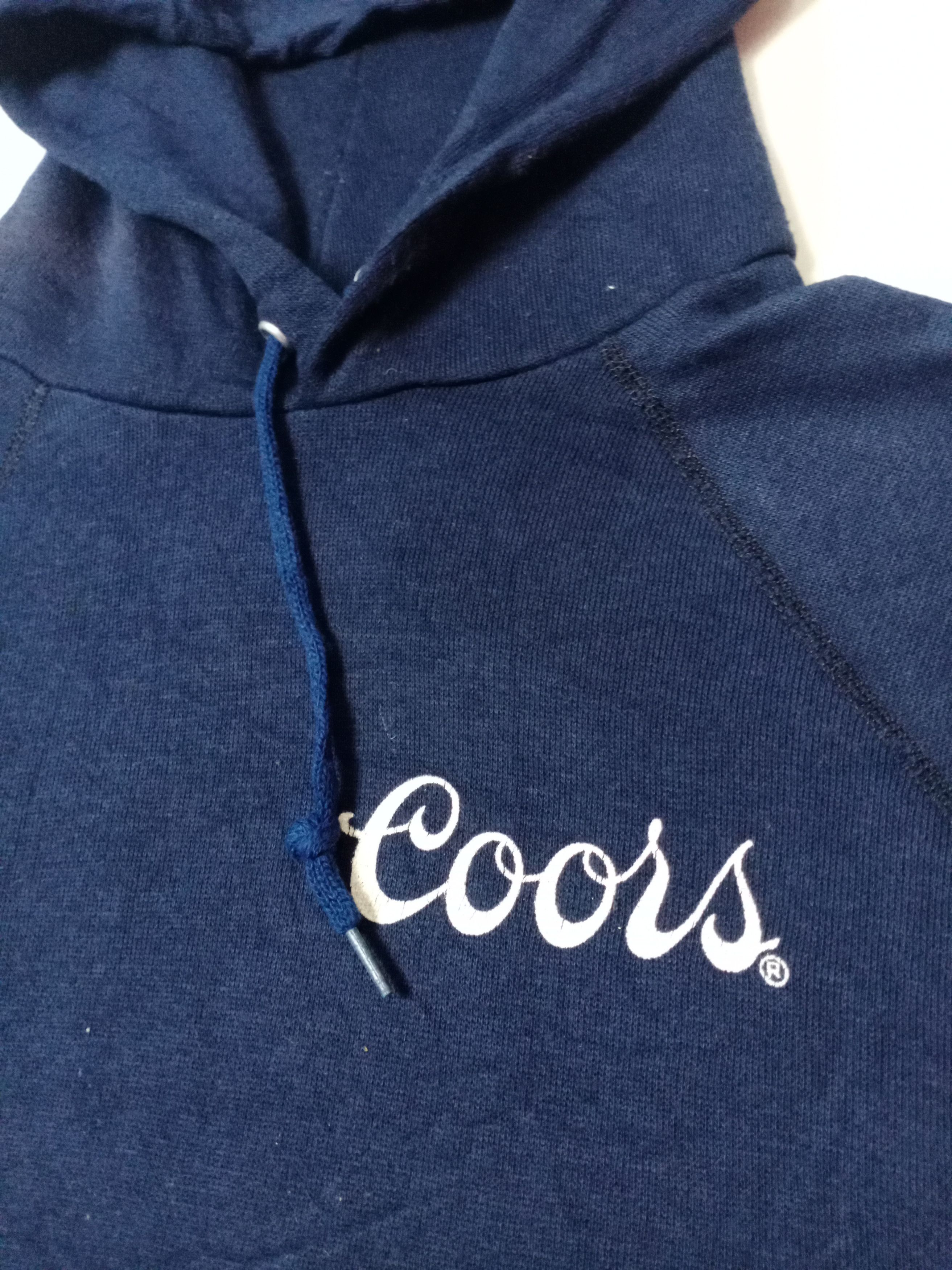 Artek × Vintage Vintage 80s Coors by Artex Hooded Sweatshirt Size US XL / EU 56 / 4 - 6 Thumbnail