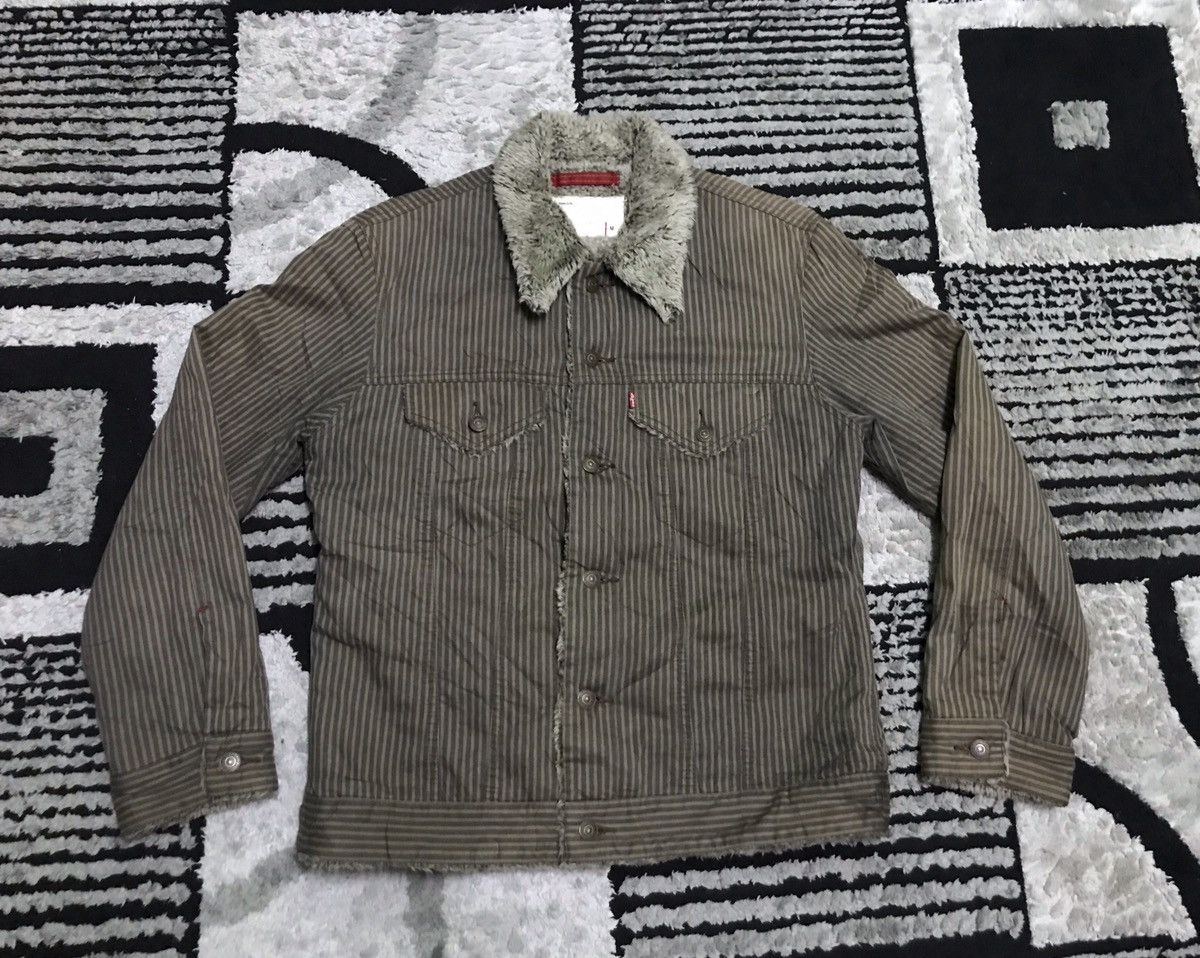 Levi's Levi’s trucker stripes sherling lining jacket Size US M / EU 48-50 / 2 - 1 Thumbnail