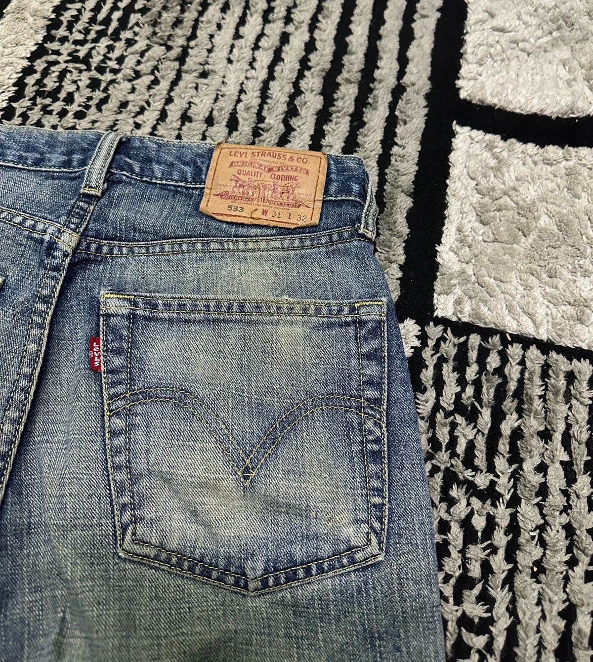 Levi's Vintage Levi’s 533 distressed jeans Size US 30 / EU 46 - 4 Thumbnail