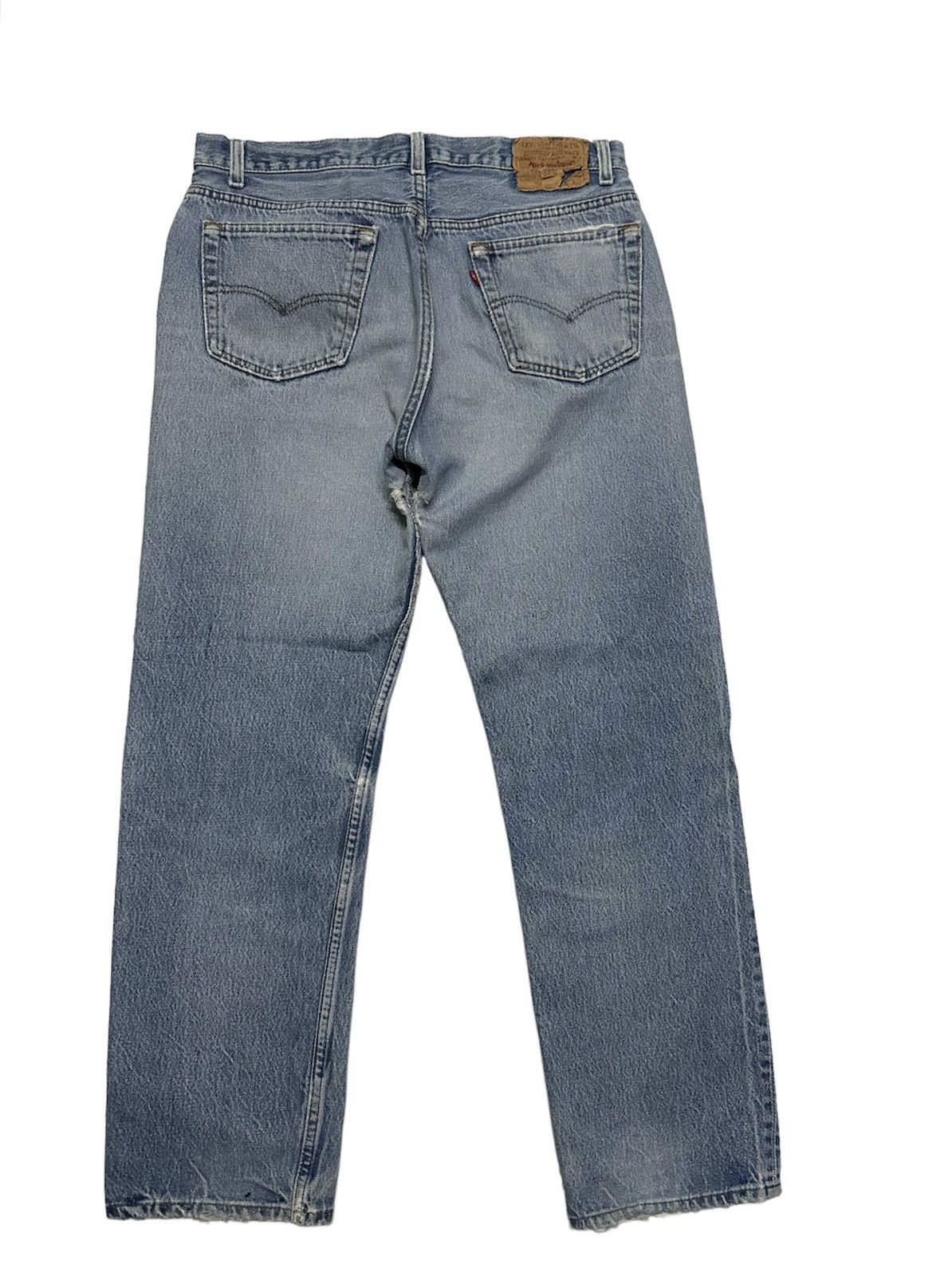 32x27 Vtg Levi’s 501 button 532 light washdenim jeans