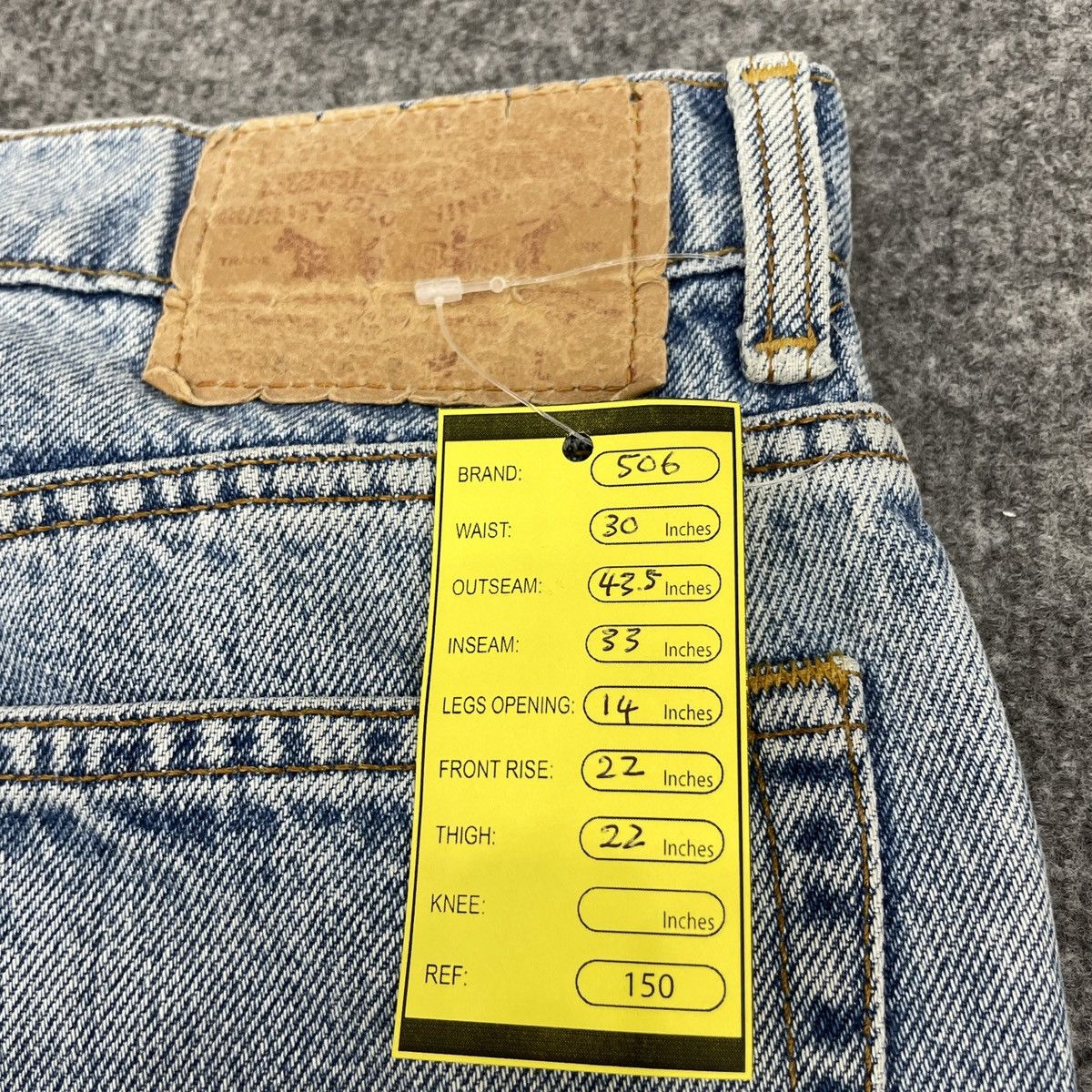 Vintage Levi's 506 Light wash -wc150