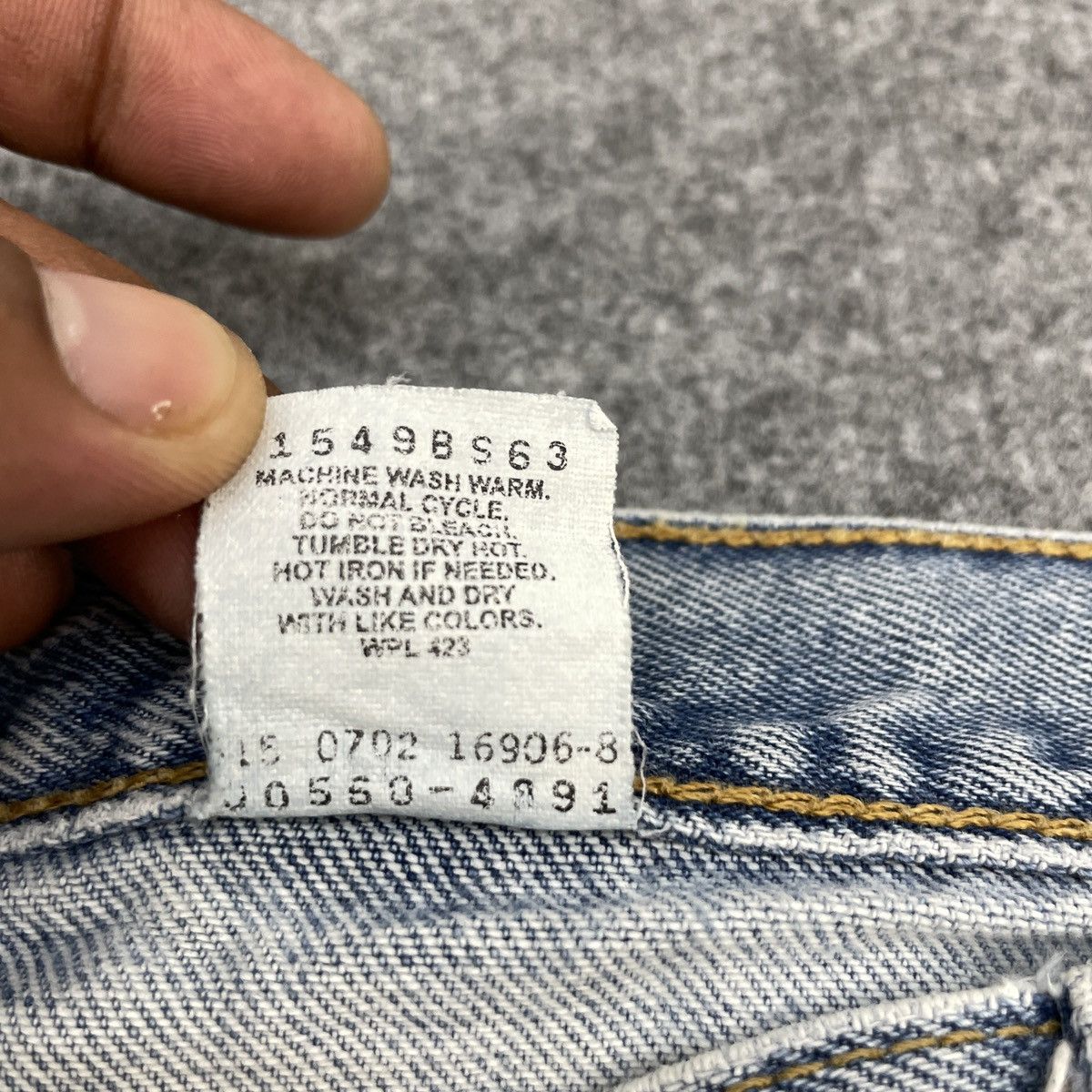 Levi's × Vintage Vintage Levi's560 Light Wash -wc165 Size US 39 - 9 Thumbnail