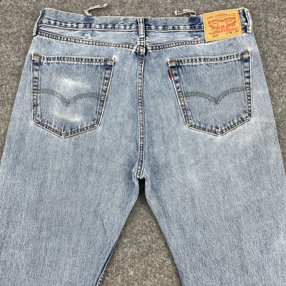 Levi's × Vintage Vintage Levi's 505 Light Blue Wash -wc157 Size US 38 / EU 54 - 4 Thumbnail
