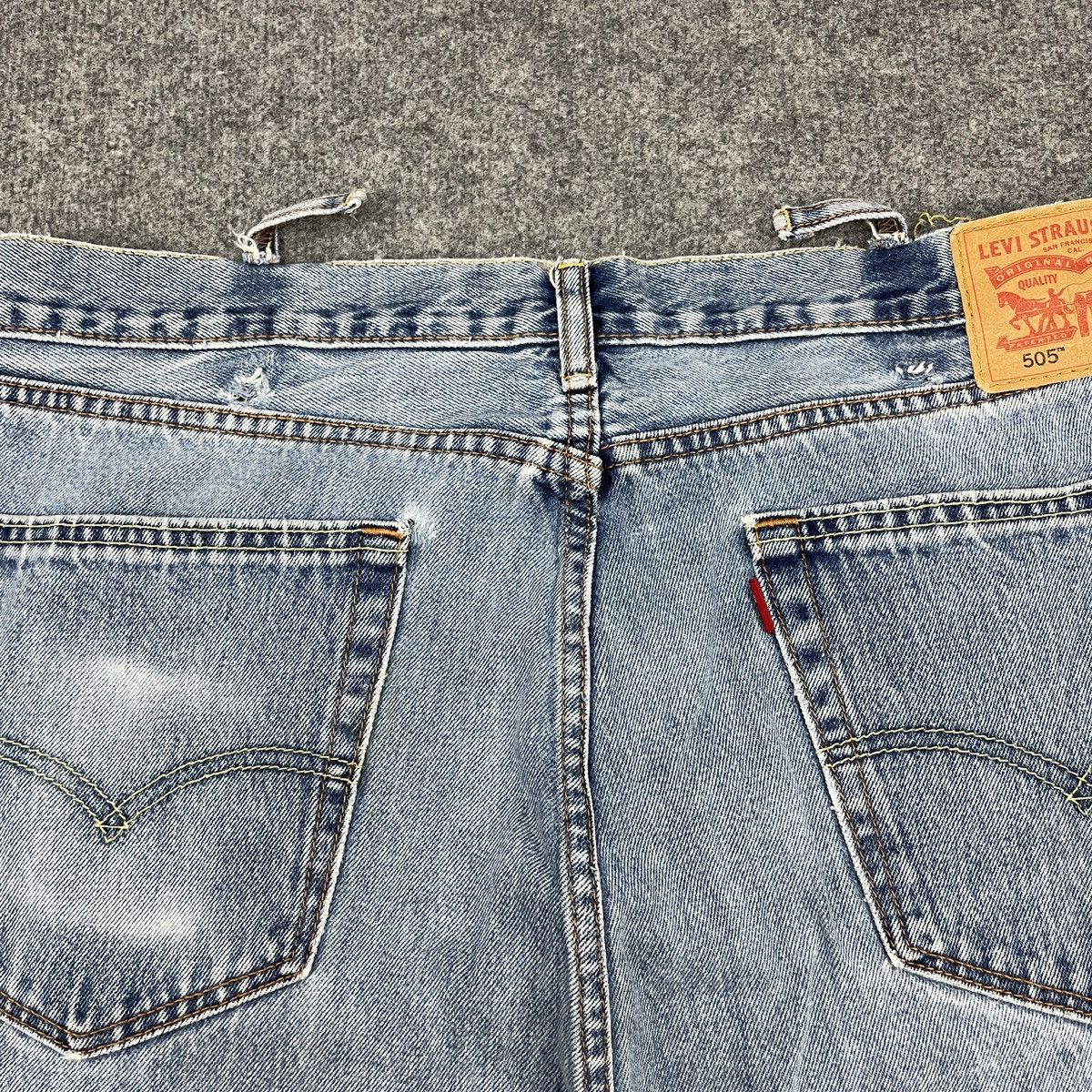 Levi's × Vintage Vintage Levi's 505 Light Blue Wash -wc157 Size US 38 / EU 54 - 5 Thumbnail