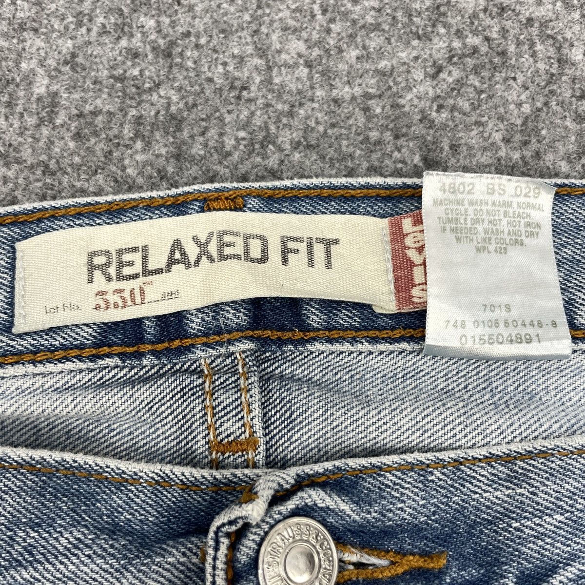 Levi's × Vintage Vintage Levi's 550 light Blue Wash -wc164 Size US 44 / EU 60 - 7 Thumbnail
