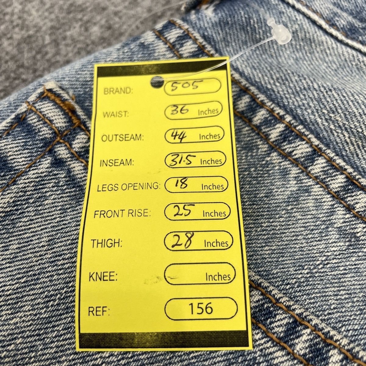 Levi's × Vintage Vintage levi's 505 Light Blue Wash -wc156 Size US 36 / EU 52 - 15 Thumbnail