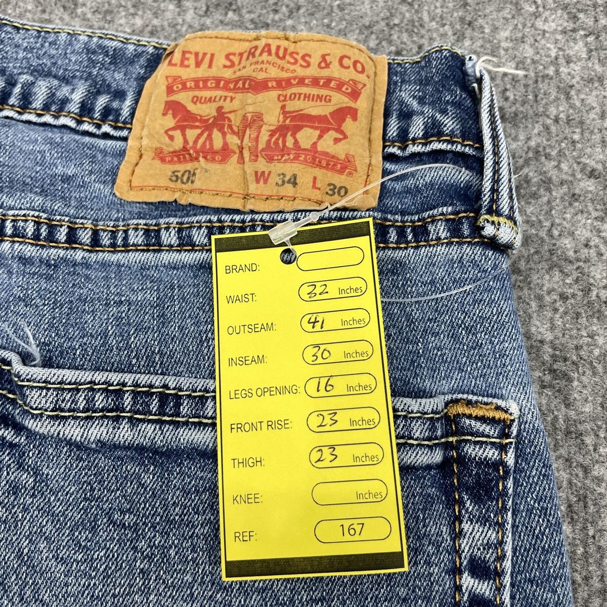 Levi's × Vintage Vintage Levi's 505 Faded Jeans -wc167 Size US 32 / EU 48 - 12 Thumbnail