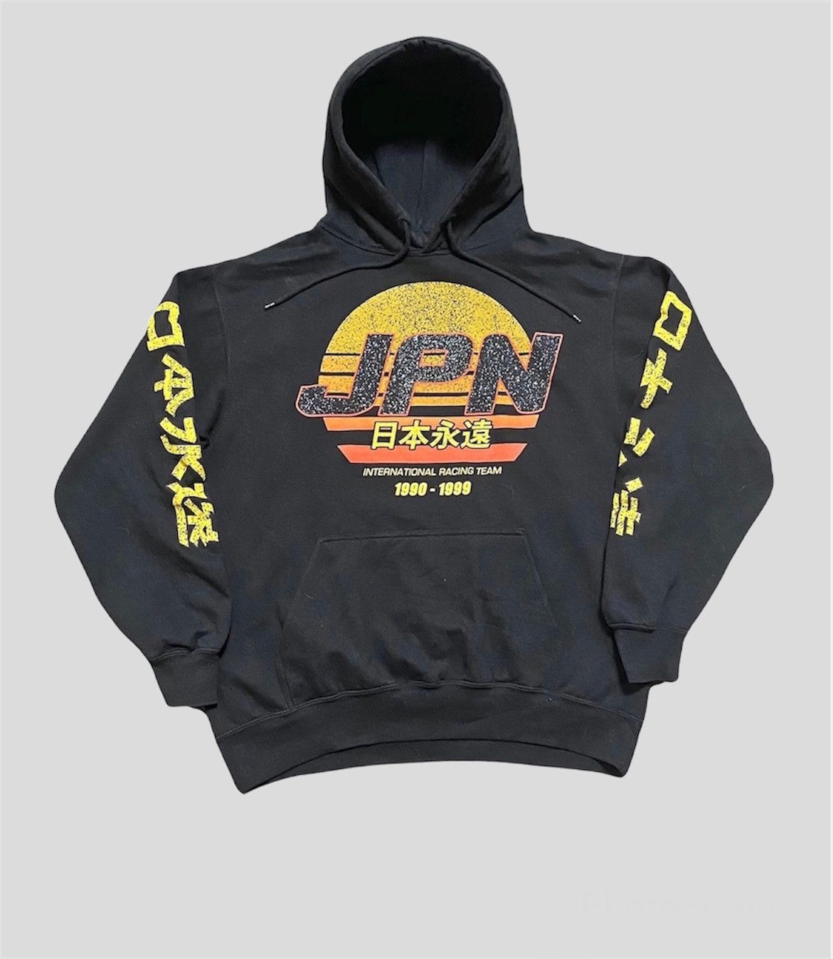 Vintage Vintage Japan Racing Hoodie 90s Size US M / EU 48-50 / 2 - 1 Thumbnail