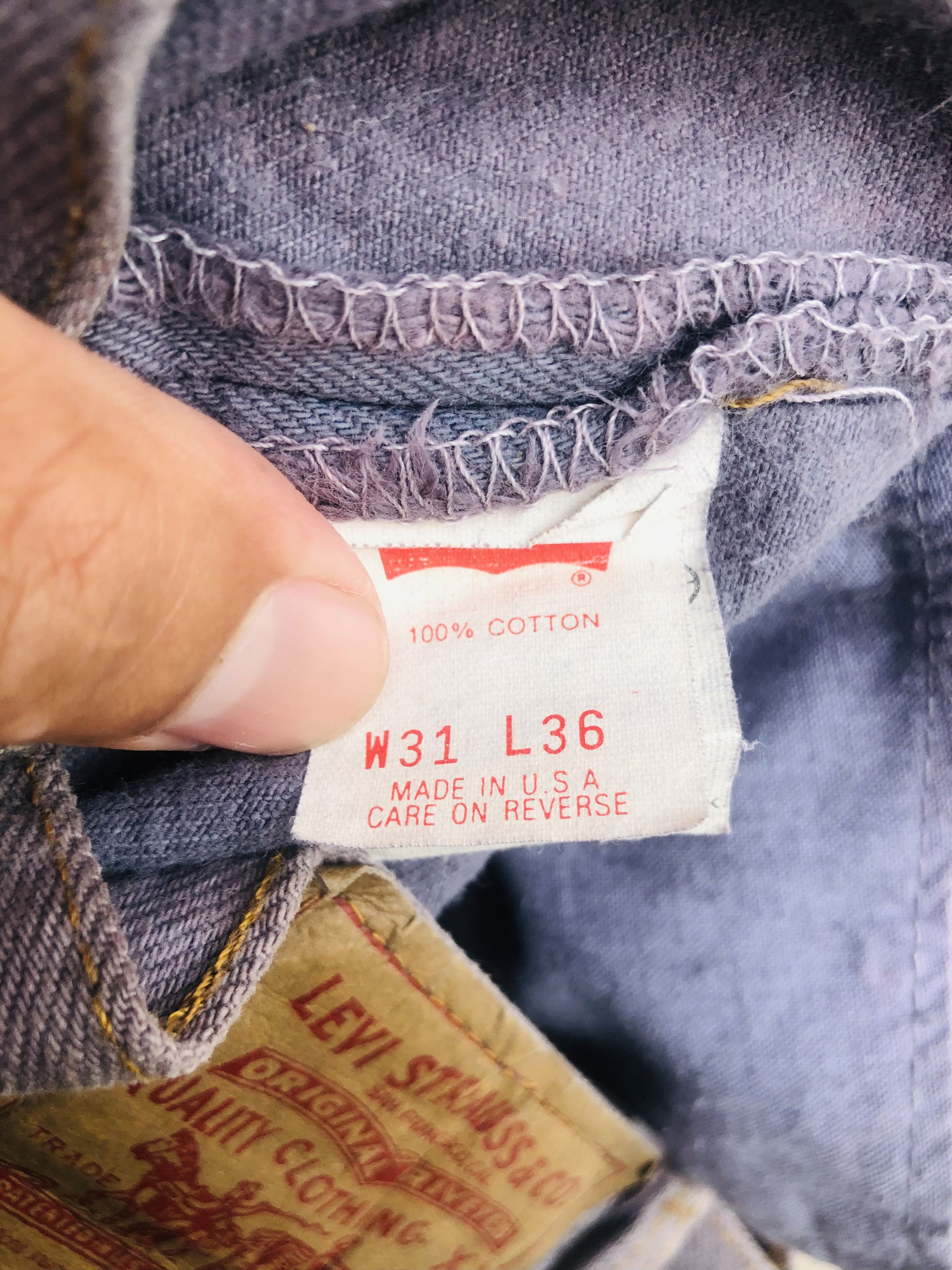 Levi's Vintage Clothing × Vintage Vintage Levis 80s 90s Designer Streetwear Fashion Style Size US 29 - 12 Thumbnail
