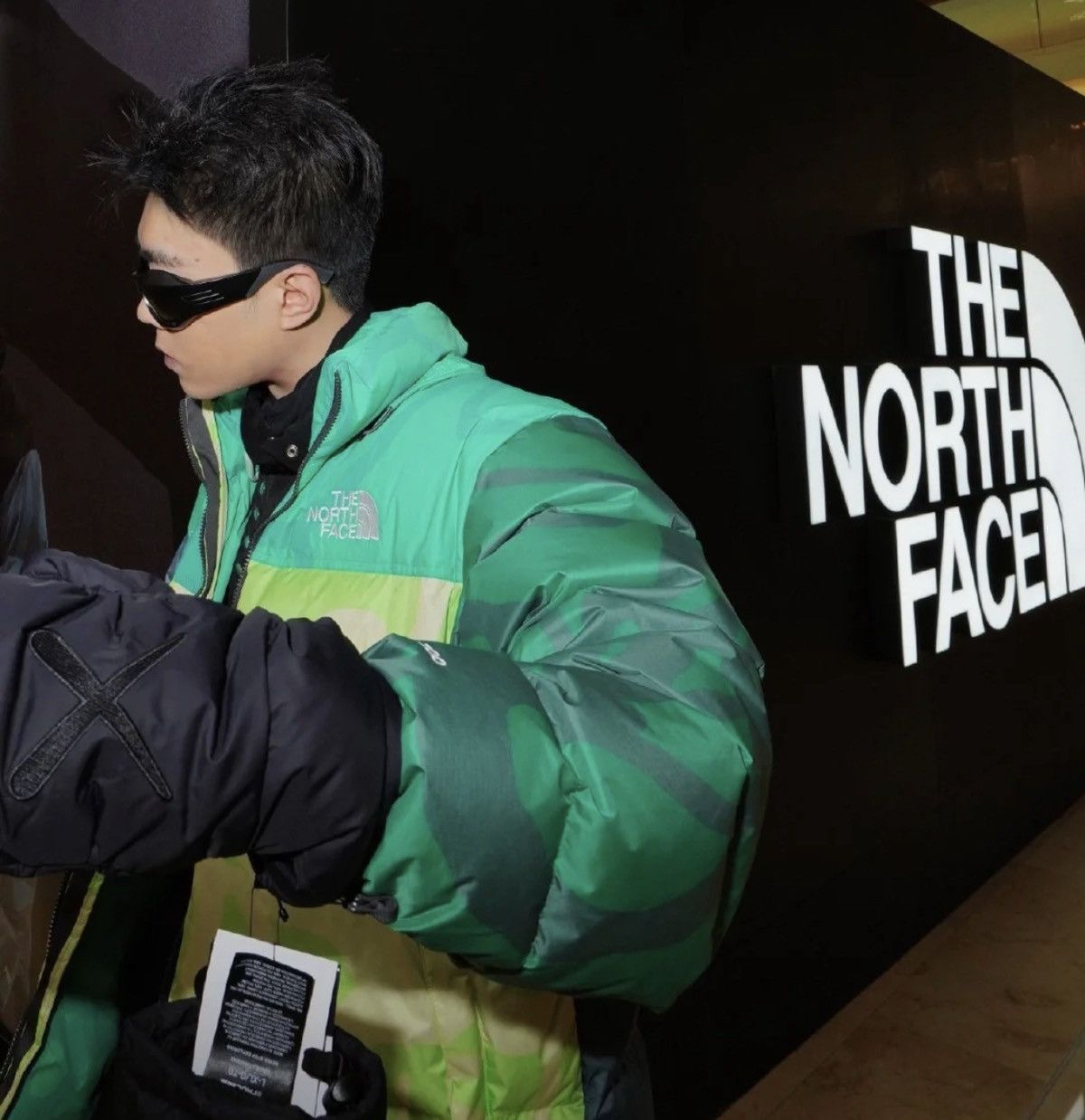 Kaws The North Face Kaws x The North Face Nuptse Mitt Grailed