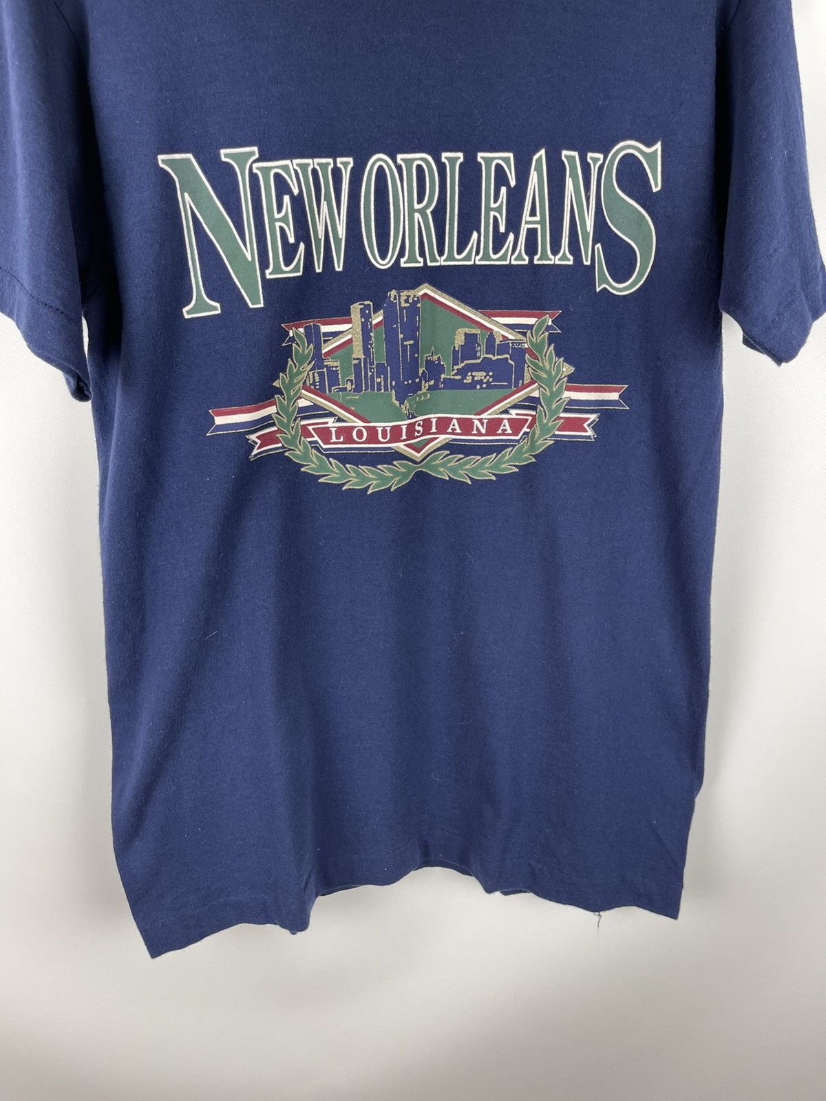 Fruit Of The Loom × Vintage FOTL vintage 90s New Orleans Louisiana single stitch tee Size US M / EU 48-50 / 2 - 4 Thumbnail