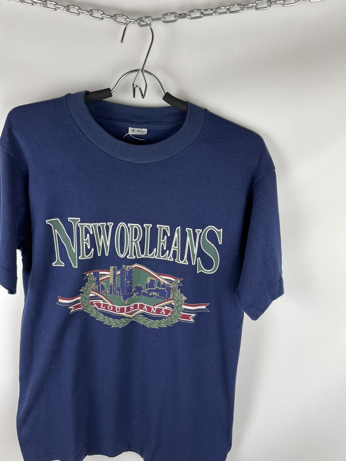 Fruit Of The Loom × Vintage FOTL vintage 90s New Orleans Louisiana single stitch tee Size US M / EU 48-50 / 2 - 3 Thumbnail