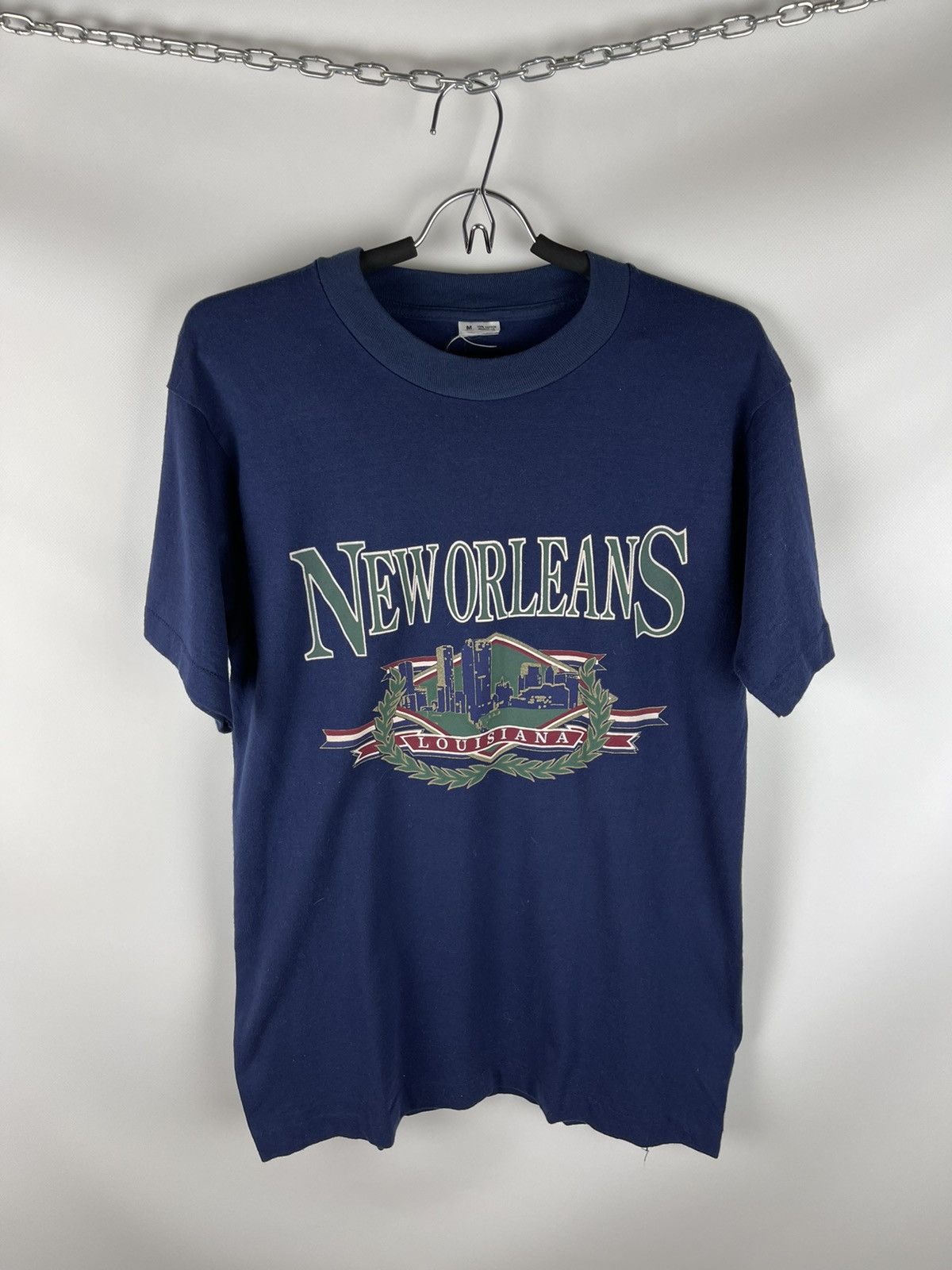 Fruit Of The Loom × Vintage FOTL vintage 90s New Orleans Louisiana single stitch tee Size US M / EU 48-50 / 2 - 1 Thumbnail