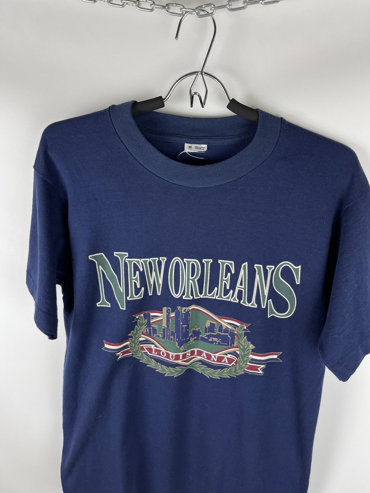 Fruit Of The Loom × Vintage FOTL vintage 90s New Orleans Louisiana single stitch tee Size US M / EU 48-50 / 2 - 5 Thumbnail