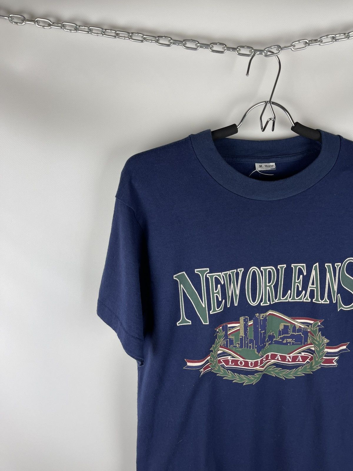 Fruit Of The Loom × Vintage FOTL vintage 90s New Orleans Louisiana single stitch tee Size US M / EU 48-50 / 2 - 2 Thumbnail
