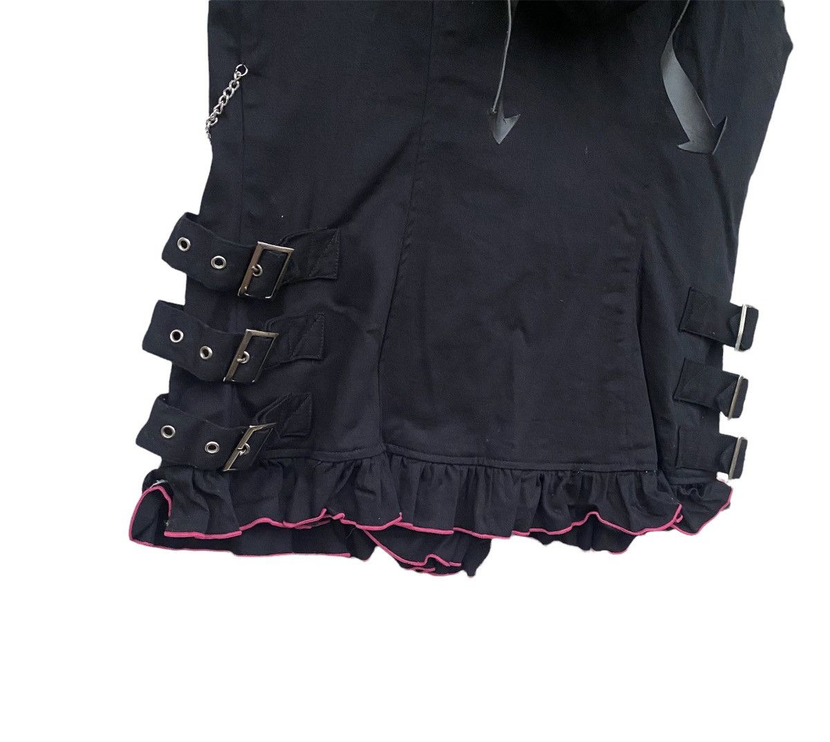 Le Grande Bleu (L.G.B.) Rare‼️Demonic Buckles/Bondage Double Collar Punk Vest Size US L / EU 52-54 / 3 - 9 Thumbnail