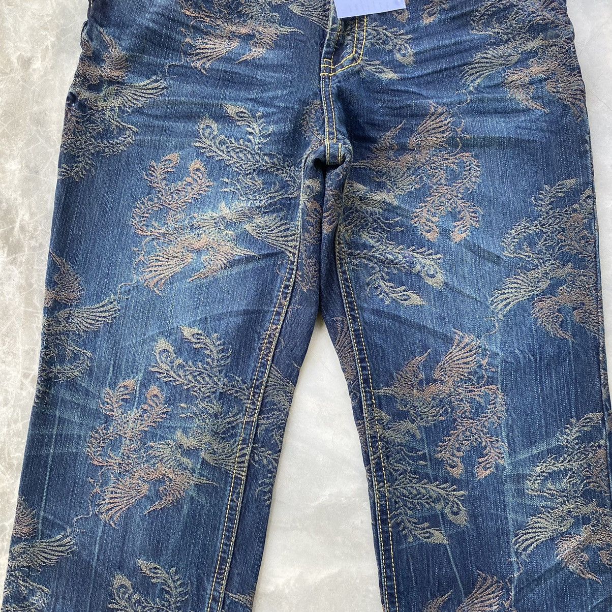 Japanese Brand Japanese brand phoenix all over embroidery baggy jeans Size US 34 / EU 50 - 7 Thumbnail