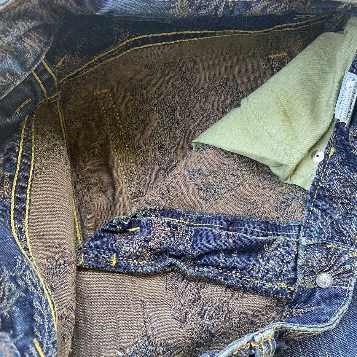 Japanese Brand Japanese brand phoenix all over embroidery baggy jeans Size US 34 / EU 50 - 11 Thumbnail