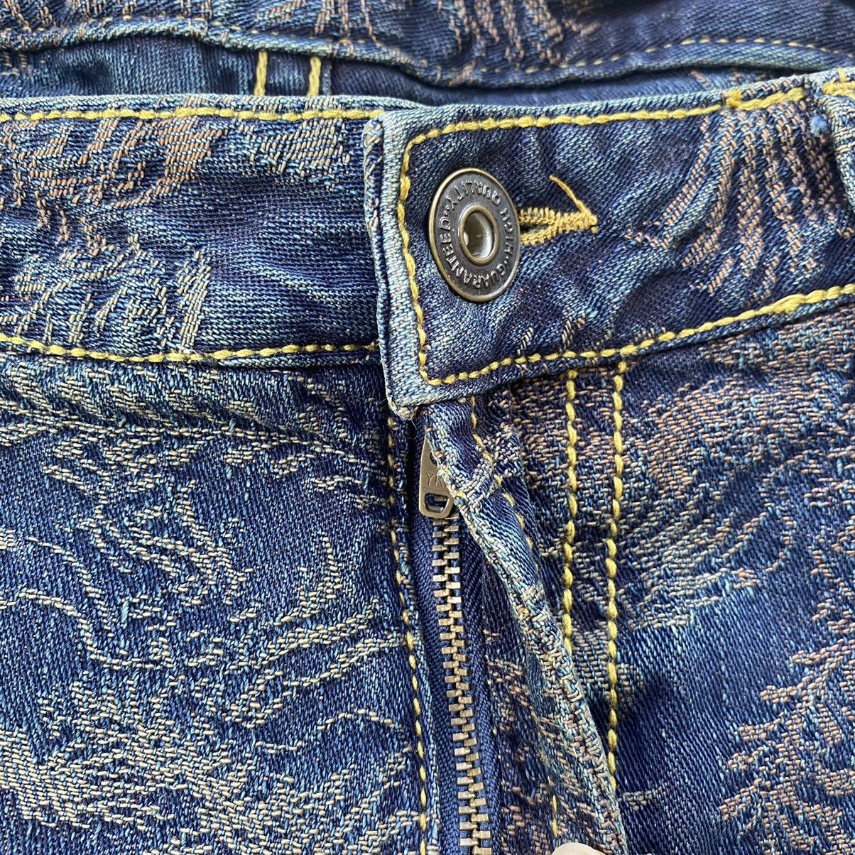 Japanese Brand Japanese brand phoenix all over embroidery baggy jeans Size US 34 / EU 50 - 9 Thumbnail