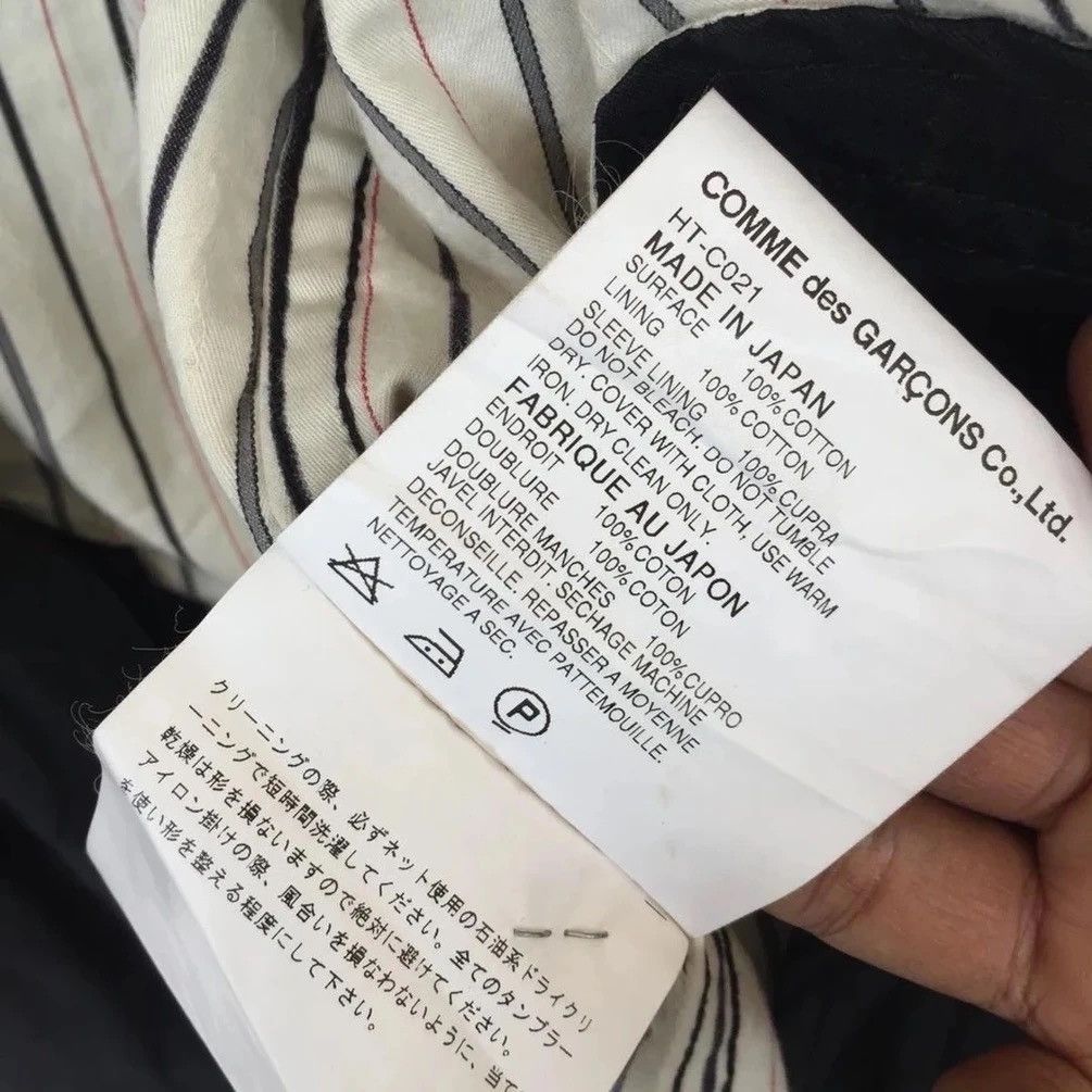 Comme des Garcons Homme Plus ⏰Vintage Comme Des Garcons Homme Plus Trench Coat Jacket Size US S / EU 44-46 / 1 - 10 Thumbnail