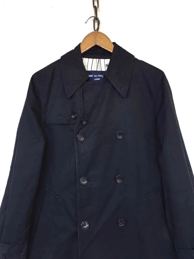 Comme des Garcons Homme Plus ⏰Vintage Comme Des Garcons Homme Plus Trench Coat Jacket Size US S / EU 44-46 / 1 - 5 Thumbnail