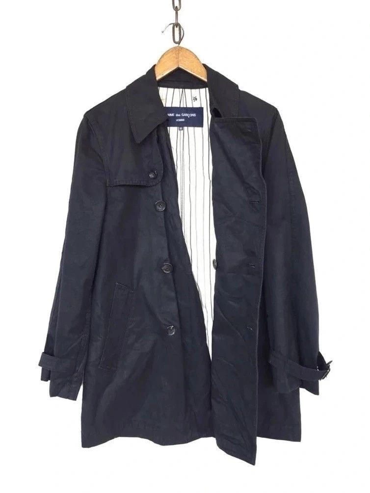 Comme des Garcons Homme Plus ⏰Vintage Comme Des Garcons Homme Plus Trench Coat Jacket Size US S / EU 44-46 / 1 - 2 Thumbnail