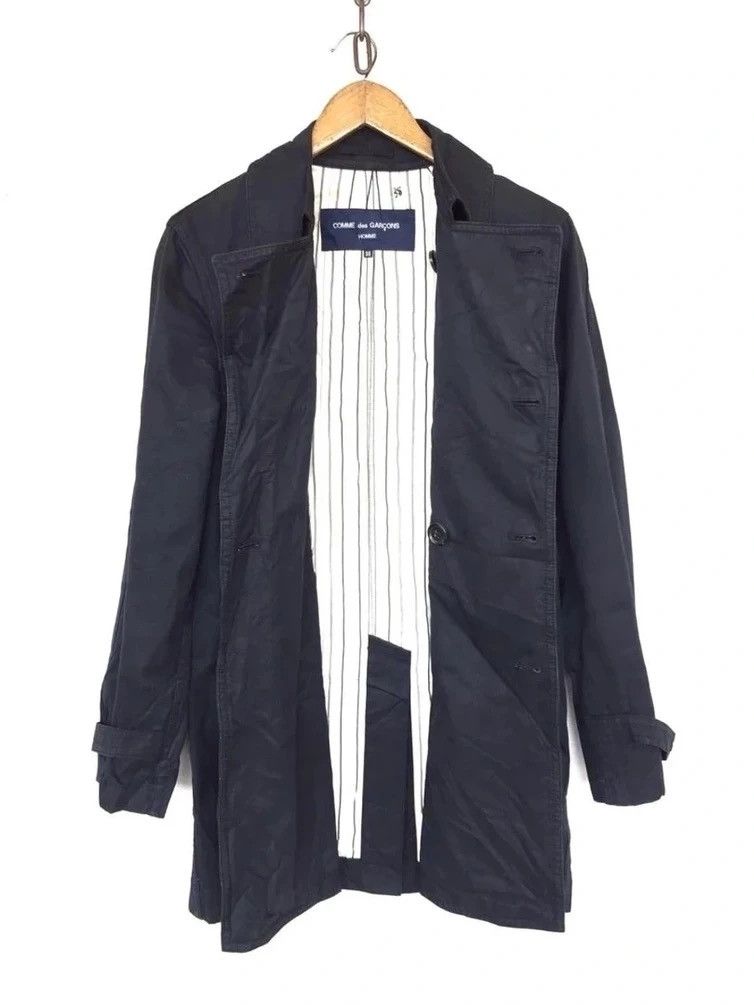 Comme des Garcons Homme Plus ⏰Vintage Comme Des Garcons Homme Plus Trench Coat Jacket Size US S / EU 44-46 / 1 - 7 Thumbnail