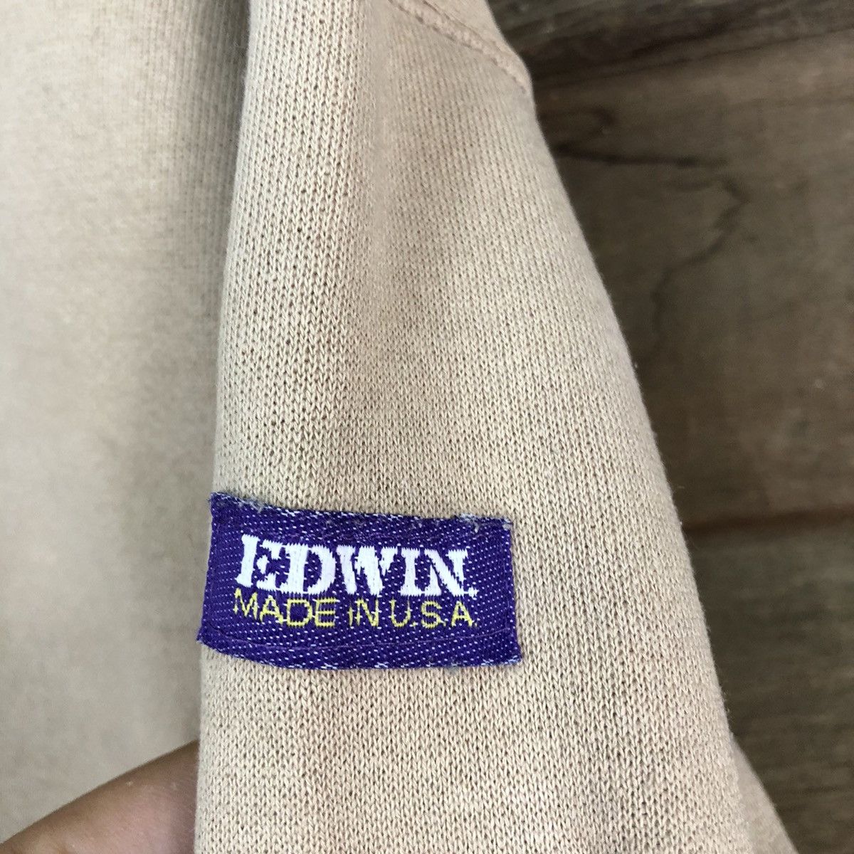 Edwin Edwin vintage Cream Sweatshirt #406B Size US L / EU 52-54 / 3 - 10 Thumbnail