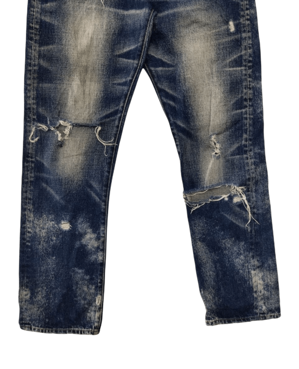 Japanese Brand Vintage RNA The Alternative Syndrome Distressed Jeans Size US 31 - 3 Thumbnail
