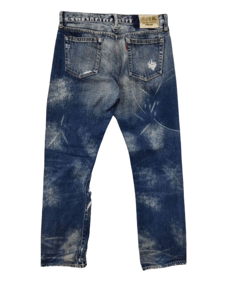 Japanese Brand Vintage RNA The Alternative Syndrome Distressed Jeans Size US 31 - 4 Thumbnail