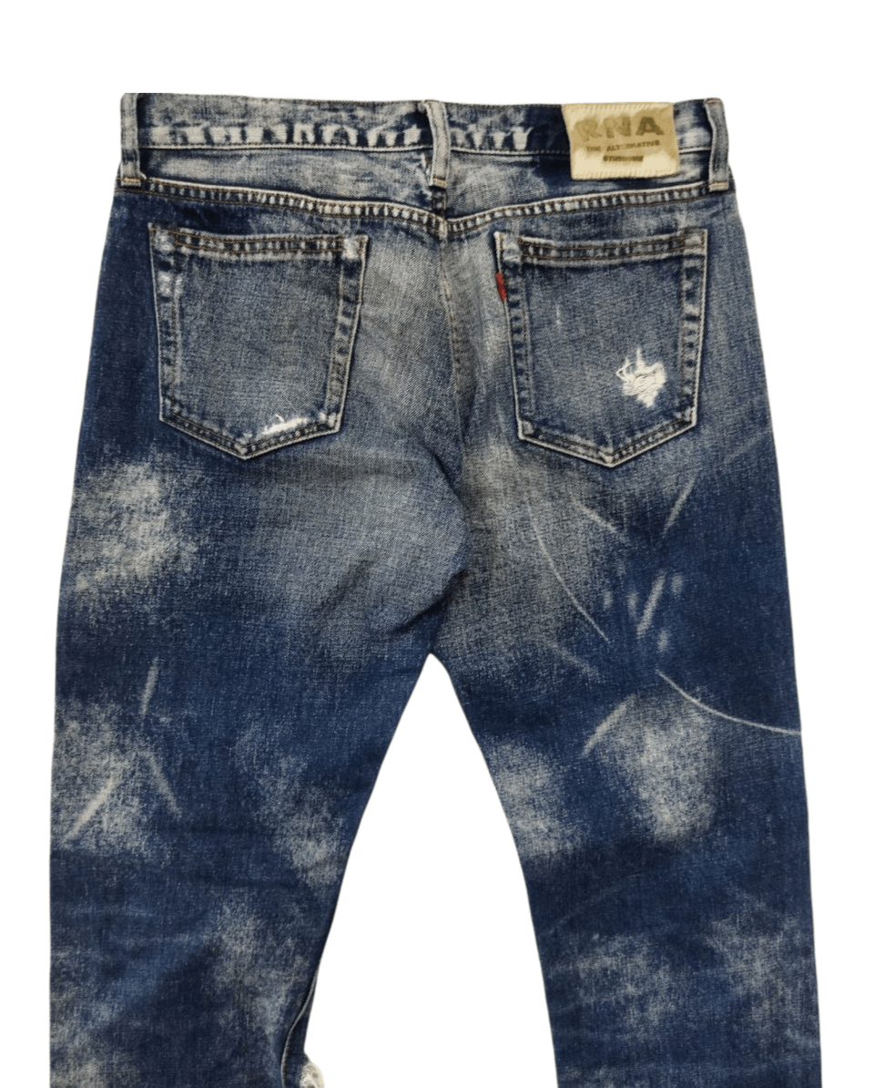 Japanese Brand Vintage RNA The Alternative Syndrome Distressed Jeans Size US 31 - 5 Thumbnail