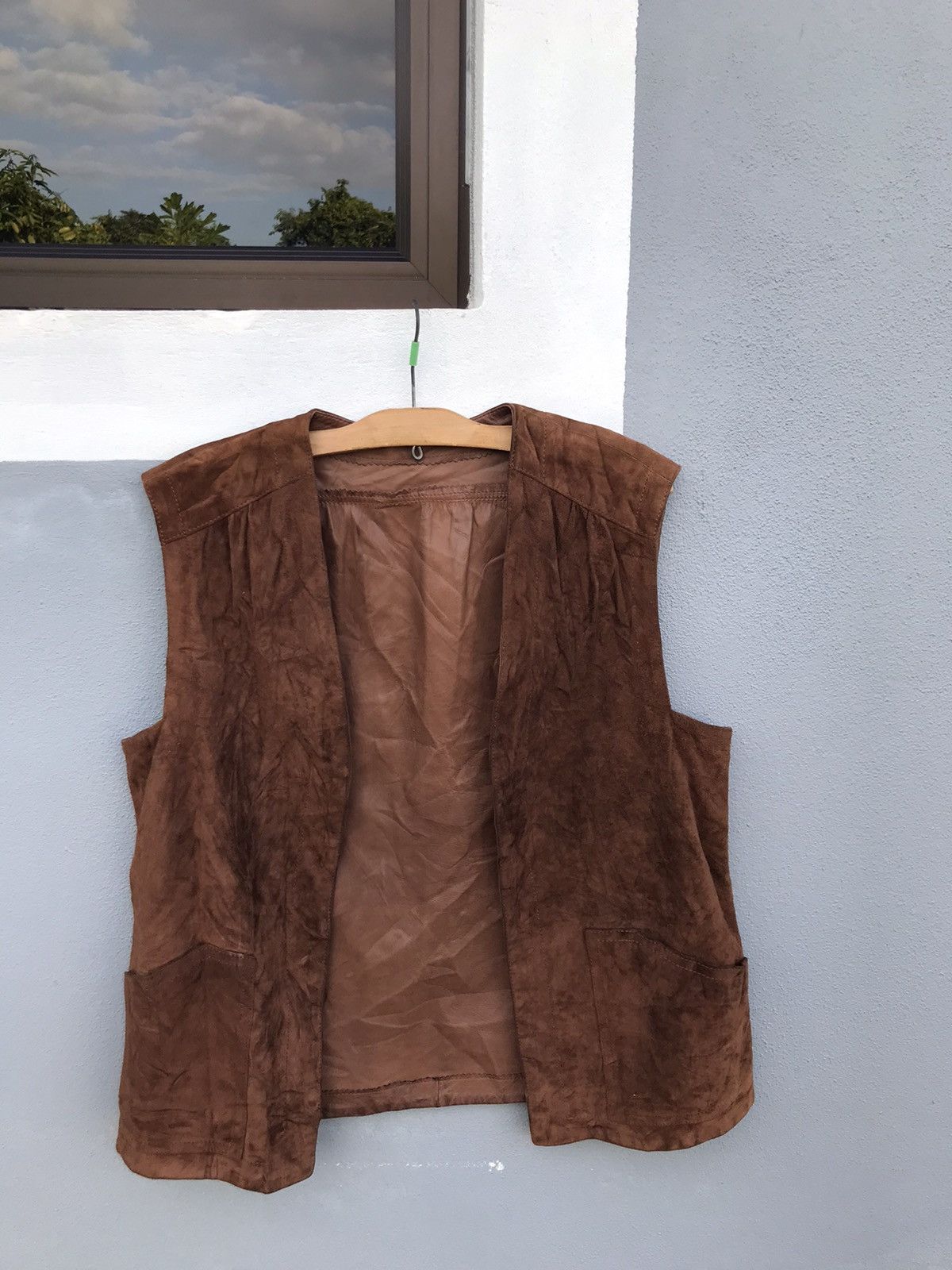 Japanese Brand Vintage Leather vest Size US S / EU 44-46 / 1 - 1 Thumbnail