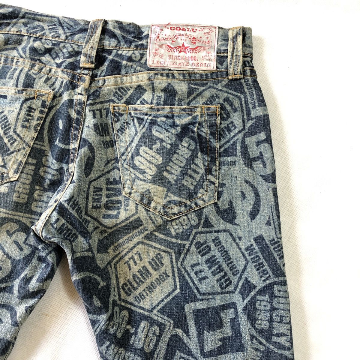 Japanese Brand Hysteric Design Co & Lu Overprint Pant Size US 31 - 7 Thumbnail