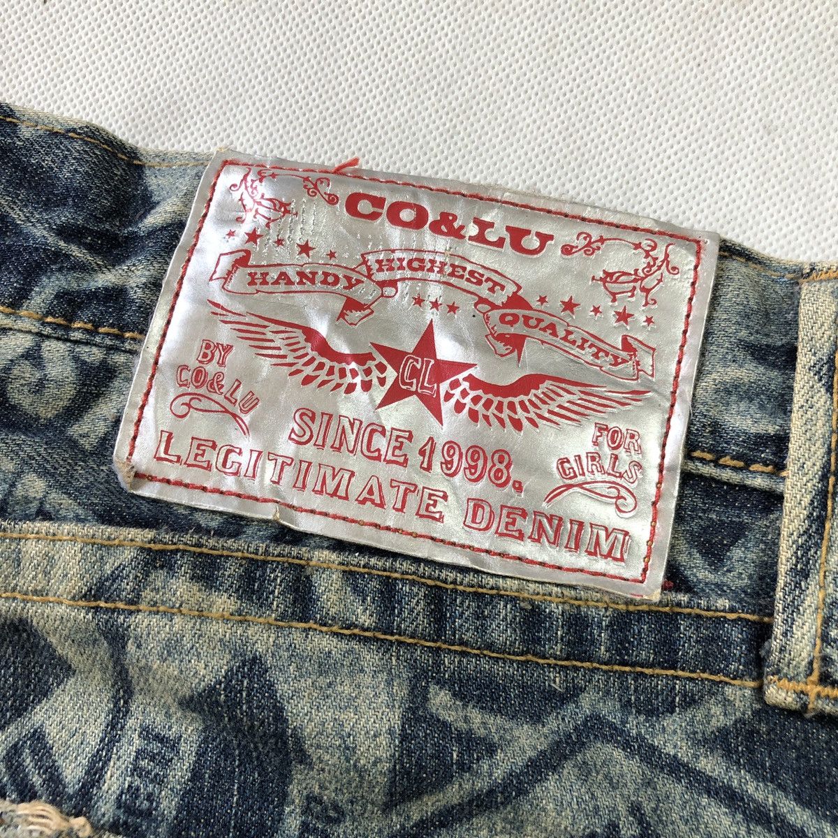 Japanese Brand Hysteric Design Co & Lu Overprint Pant Size US 31 - 13 Thumbnail