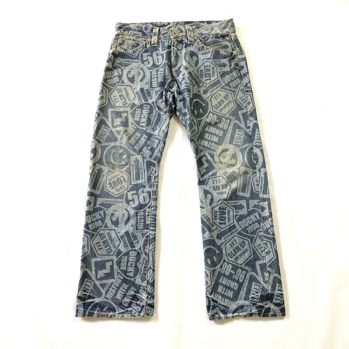 Japanese Brand Hysteric Design Co & Lu Overprint Pant Size US 31 - 1 Thumbnail
