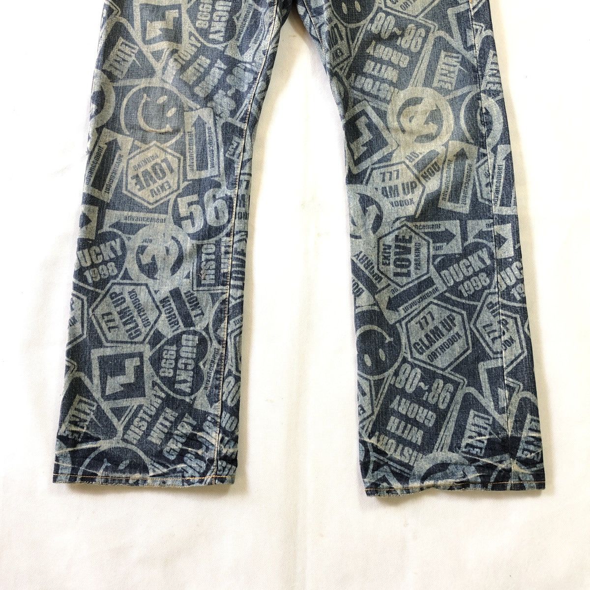 Japanese Brand Hysteric Design Co & Lu Overprint Pant Size US 31 - 4 Thumbnail