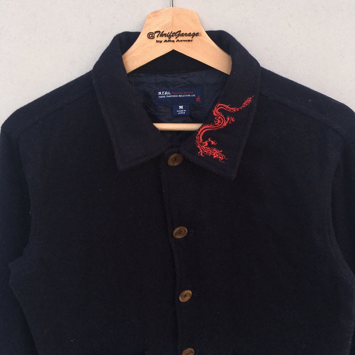 Japanese Brand × Vintage Vintage N.T.R.L Japanese Ancient Dragon Design Jacket Size US M / EU 48-50 / 2 - 2 Thumbnail