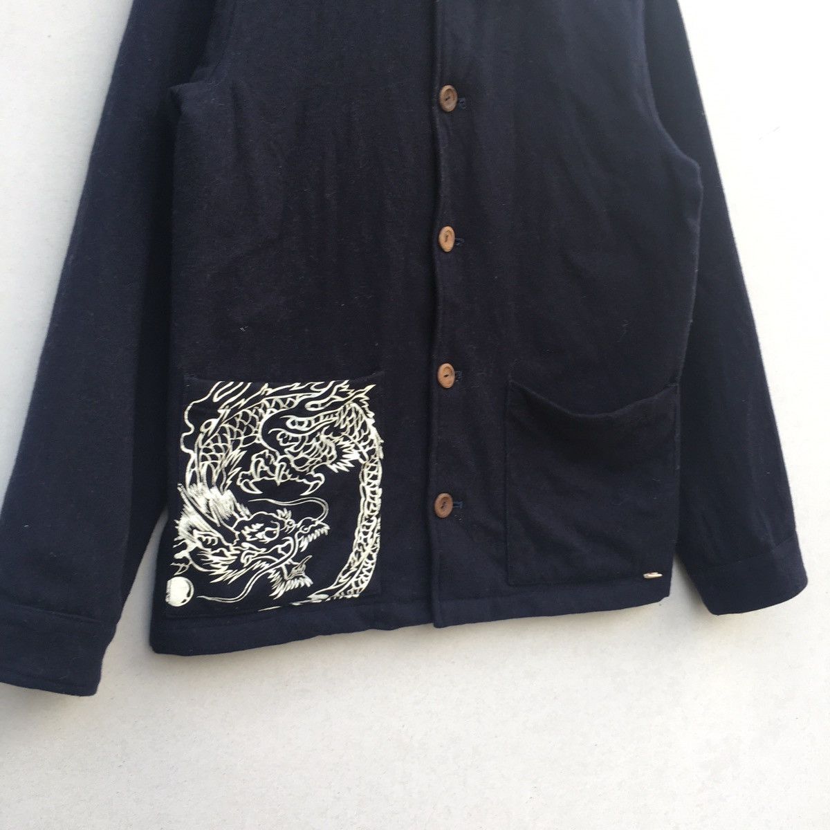 Japanese Brand × Vintage Vintage N.T.R.L Japanese Ancient Dragon Design Jacket Size US M / EU 48-50 / 2 - 4 Thumbnail