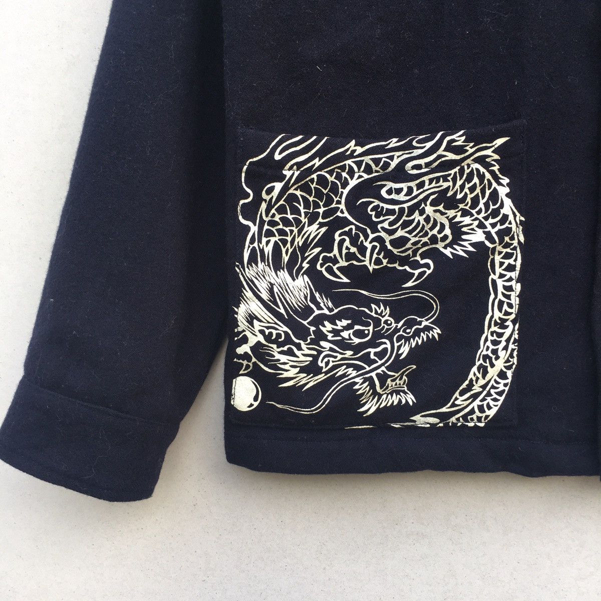 Japanese Brand × Vintage Vintage N.T.R.L Japanese Ancient Dragon Design Jacket Size US M / EU 48-50 / 2 - 5 Thumbnail