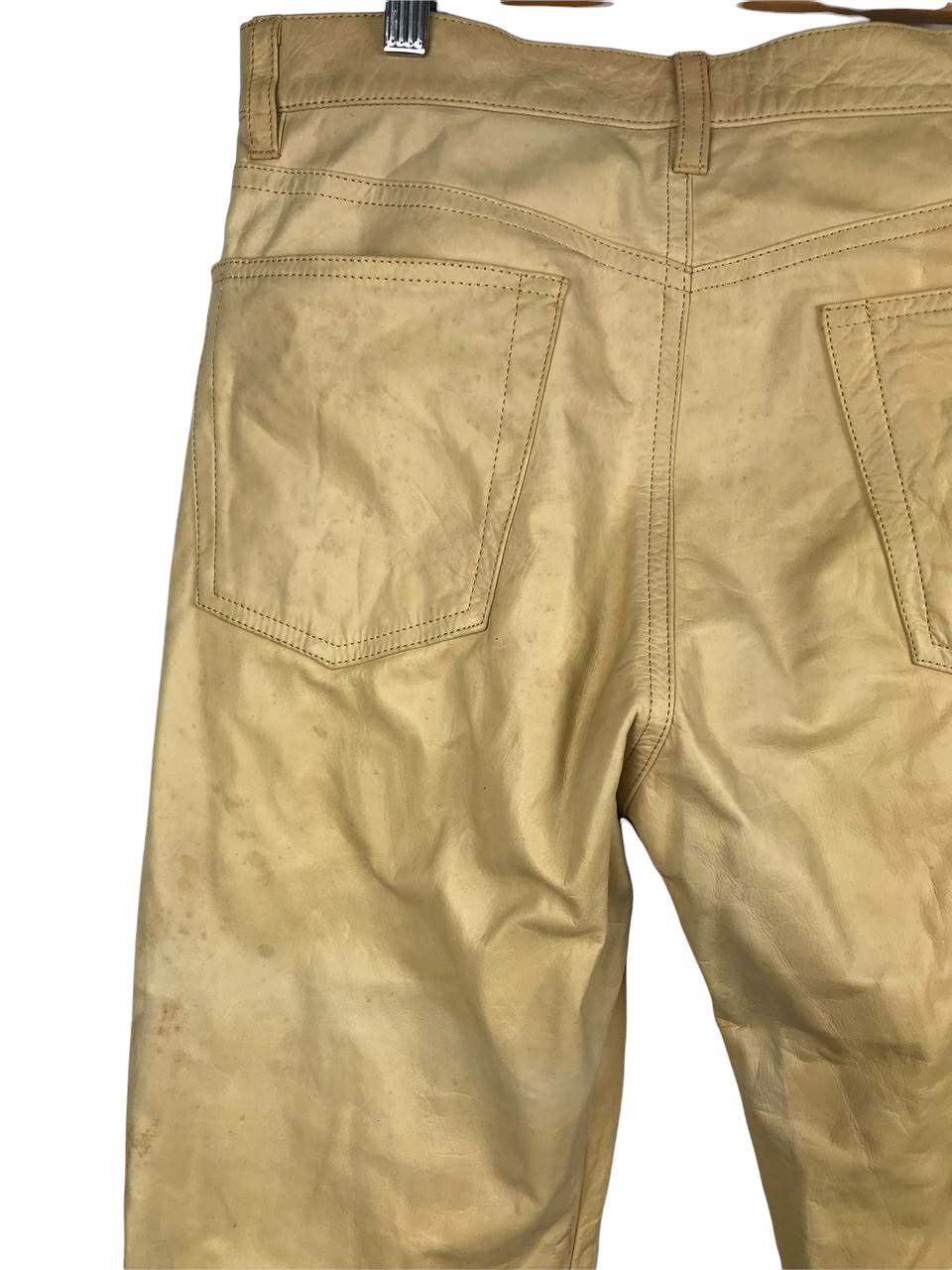 Japanese Brand Vtg Men's Melrose Cowhide Leather Pant Size US 31 - 3 Thumbnail