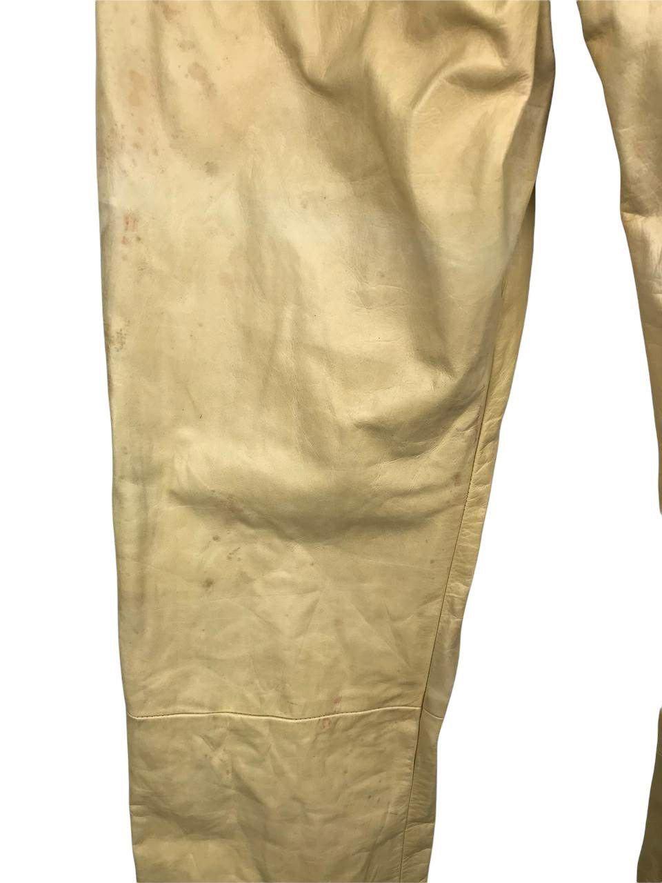 Japanese Brand Vtg Men's Melrose Cowhide Leather Pant Size US 31 - 4 Thumbnail