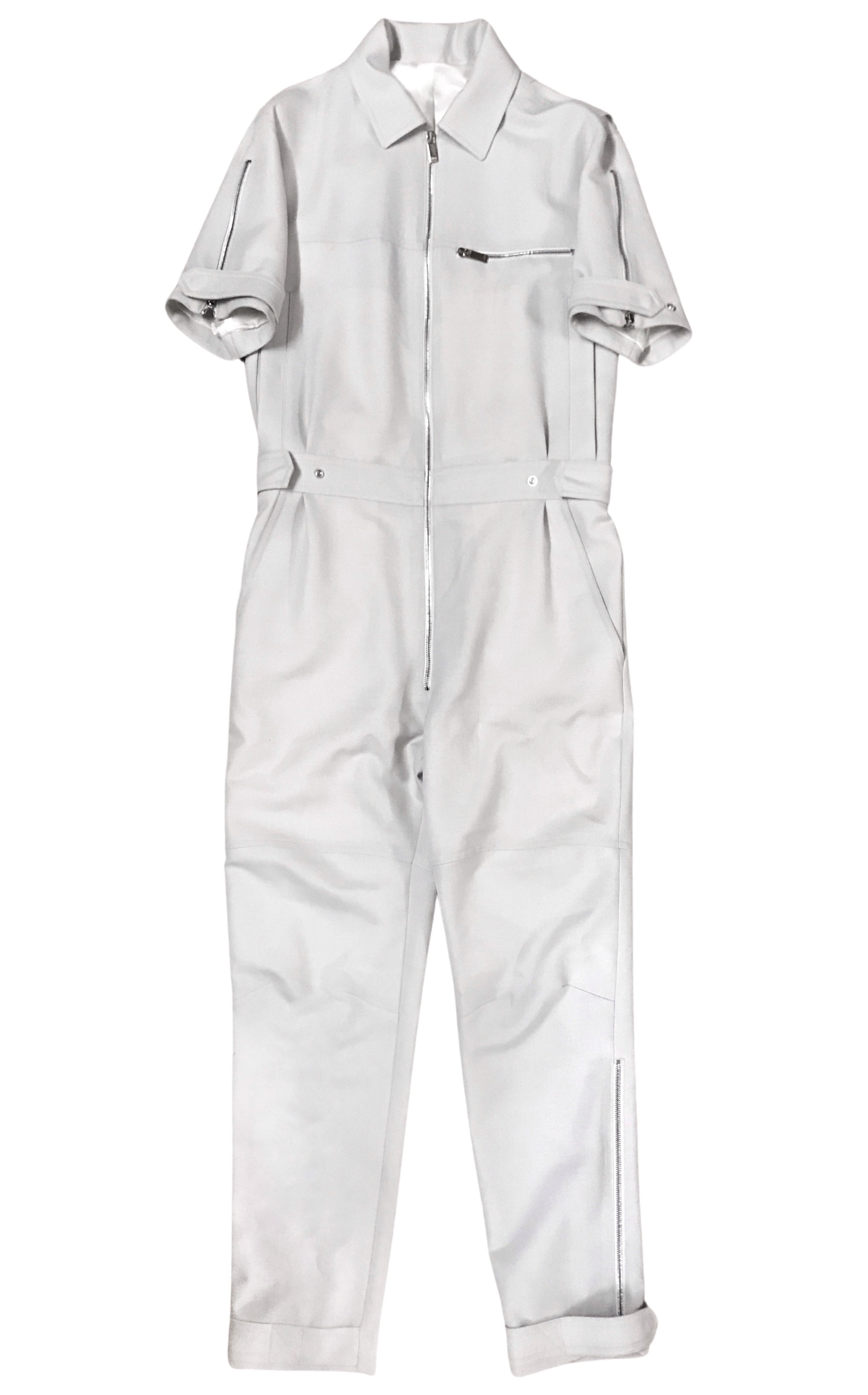 image of Runway Dior X Daniel Arsham S/s2020 Fragile Boiler Suit in Grey, Men's (Size Small)